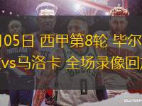 10月05日 西甲第8輪 畢爾巴鄂競技vs馬洛卡 全場錄像回放